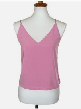 Scotch & Soda Mauve Pink Satin V-Neck Cami